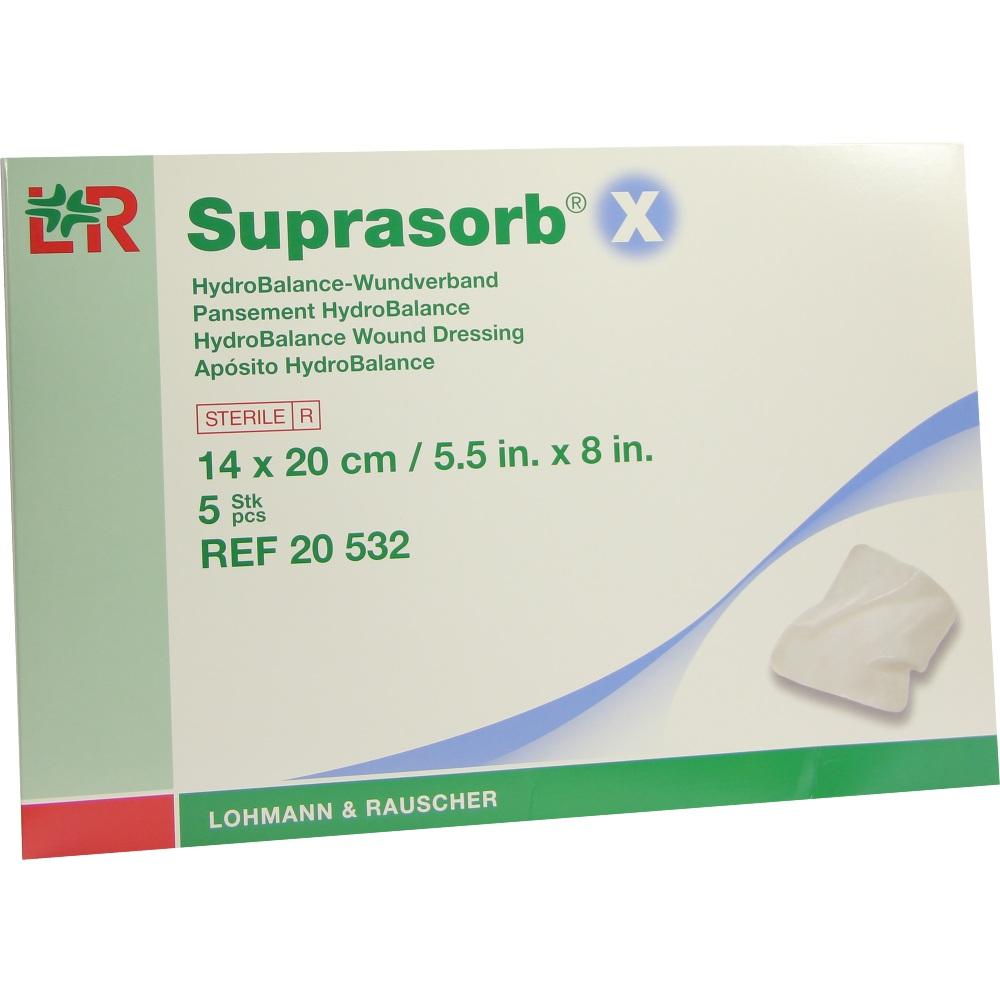 SUPRASORB X HydroBalance Wundverb.14x20 cm 5 St Verband