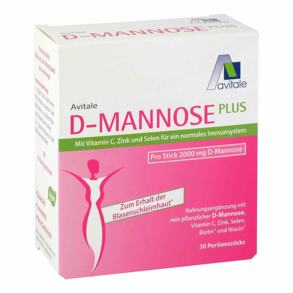 Avitale D-Mannose Plus 2000mg Sticks  30X2.47 g Pulver