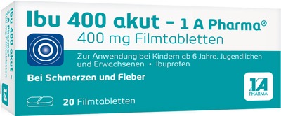 Ibu 400 akut - 1A Pharma 20 St Filmtabletten