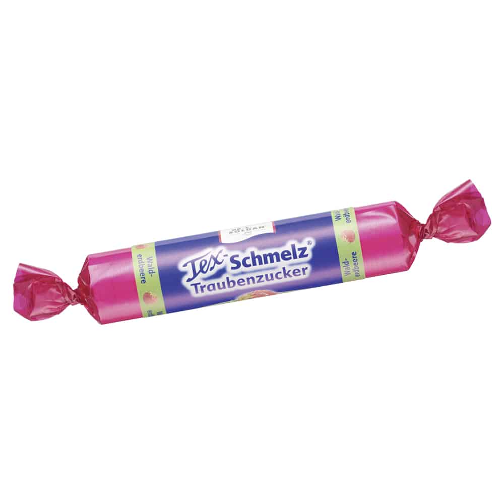 SOLDAN Tex Schmelz Traubenzucker Walderdbeere 33 g