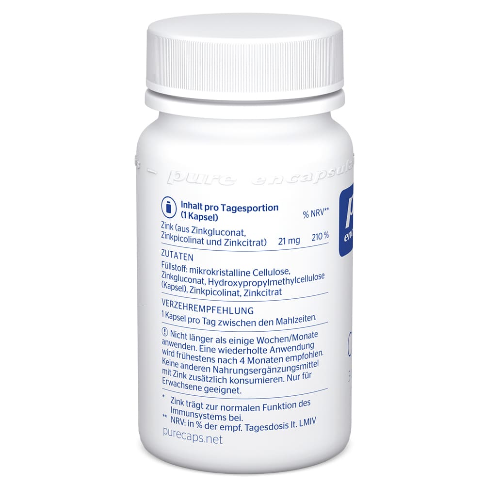 pure encapsulations Zink Complex 60 St Kapseln