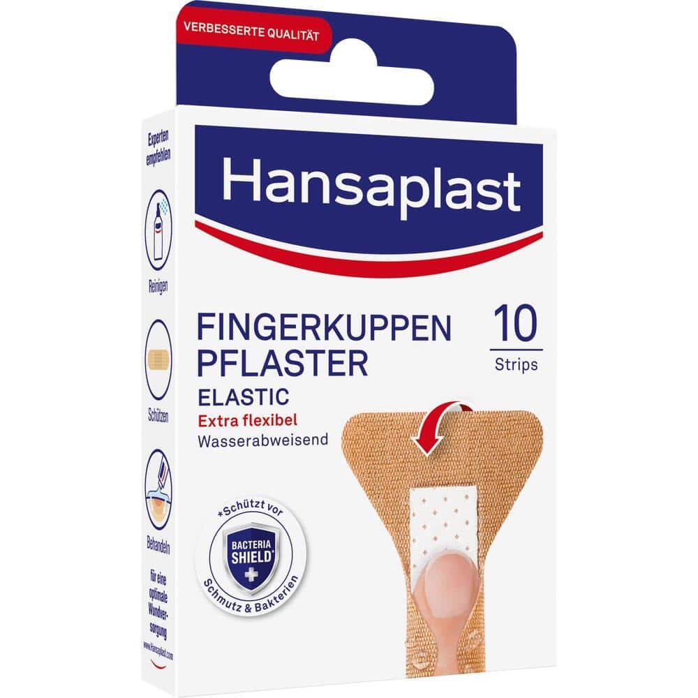 Hansaplast FINGERKUPPEN PFLASTER ELASTIC 10 St Pflaster