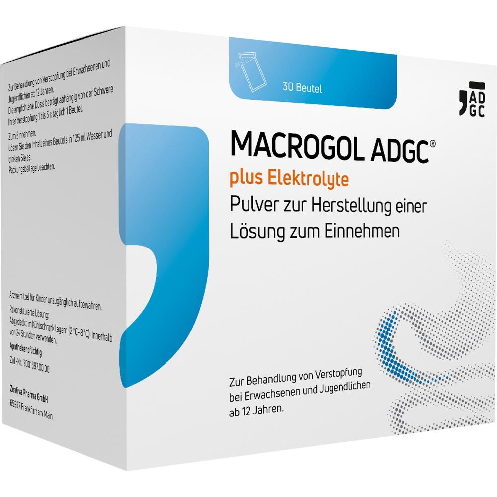 MACROGOL ADGC plus Elektrolyte 30 St Pulver zur Herstellung einer Lösung zum Einnehmen