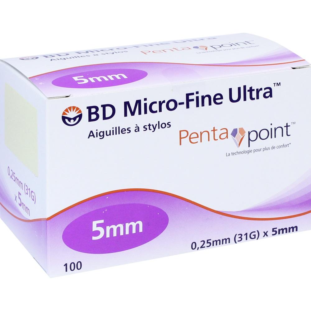 BD MICRO-FINE ULTRA Pen-Nadeln 0,25x5 mm 100 St Kanüle