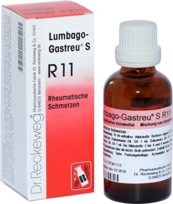 LUMBAGO GASTREU S R 11 Tropfen zum Einnehmen 50 ml Mischung