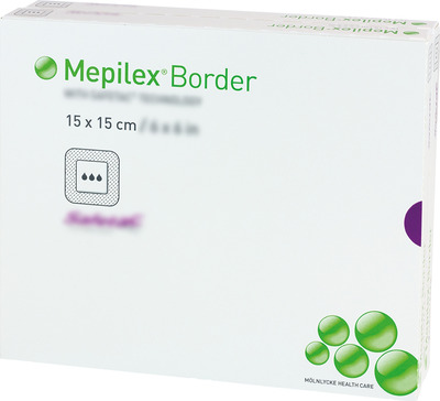 MEPILEX Border Schaumverband 15x15 cm 10 St Verband