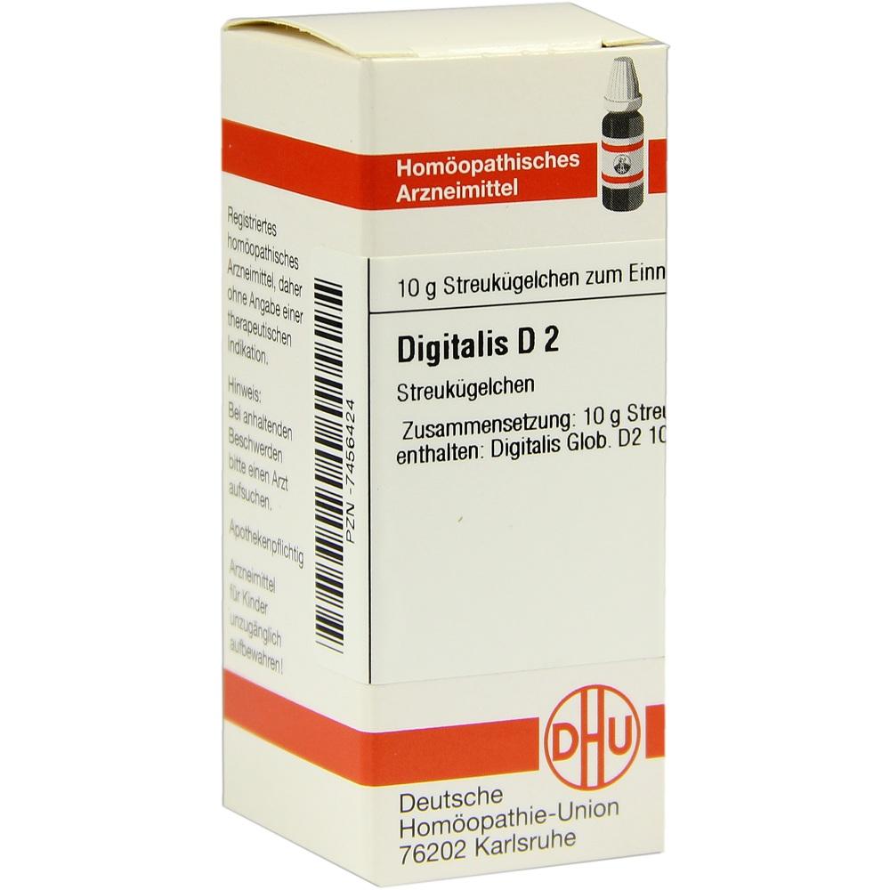 DIGITALIS D 2 Globuli 10 g Globuli