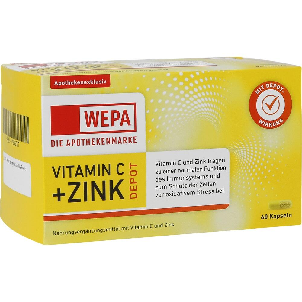 WEPA VITAMIN C + ZINK 60 St Kapseln