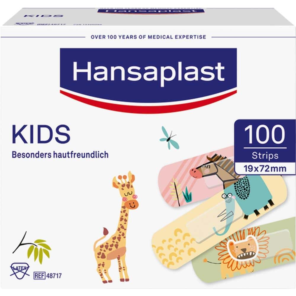 Hansaplast KIDS Strips 19x72mm 100 St Pflaster