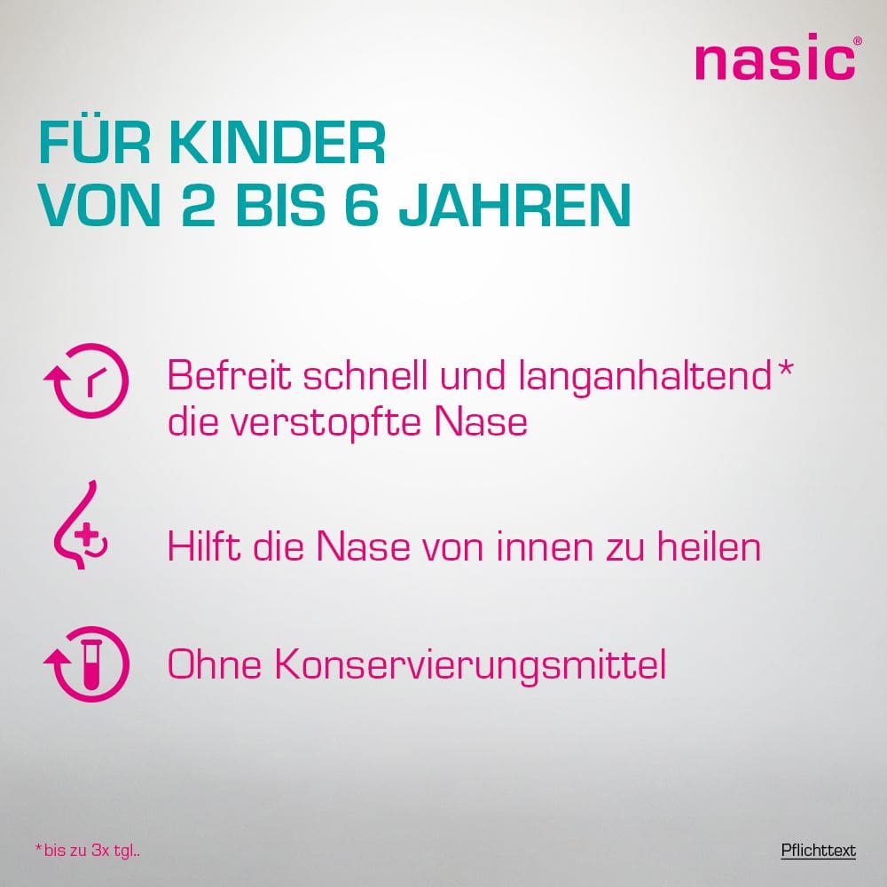 nasic O.K. Kinder NS 10 ml Doppelpack 2X10 ml Nasenspray