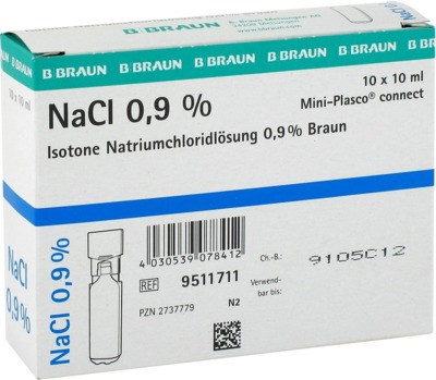 KOCHSALZLÖSUNG 0,9% Miniplasco connect 10X10 ml Injektionslösung