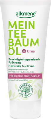 alkmene MEIN TEEBAUMÖL Feuchtigkeitsspendende Fußcreme 100 ml Tube