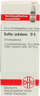 SULFUR JODATUM D 6 Globuli 10 g Globuli