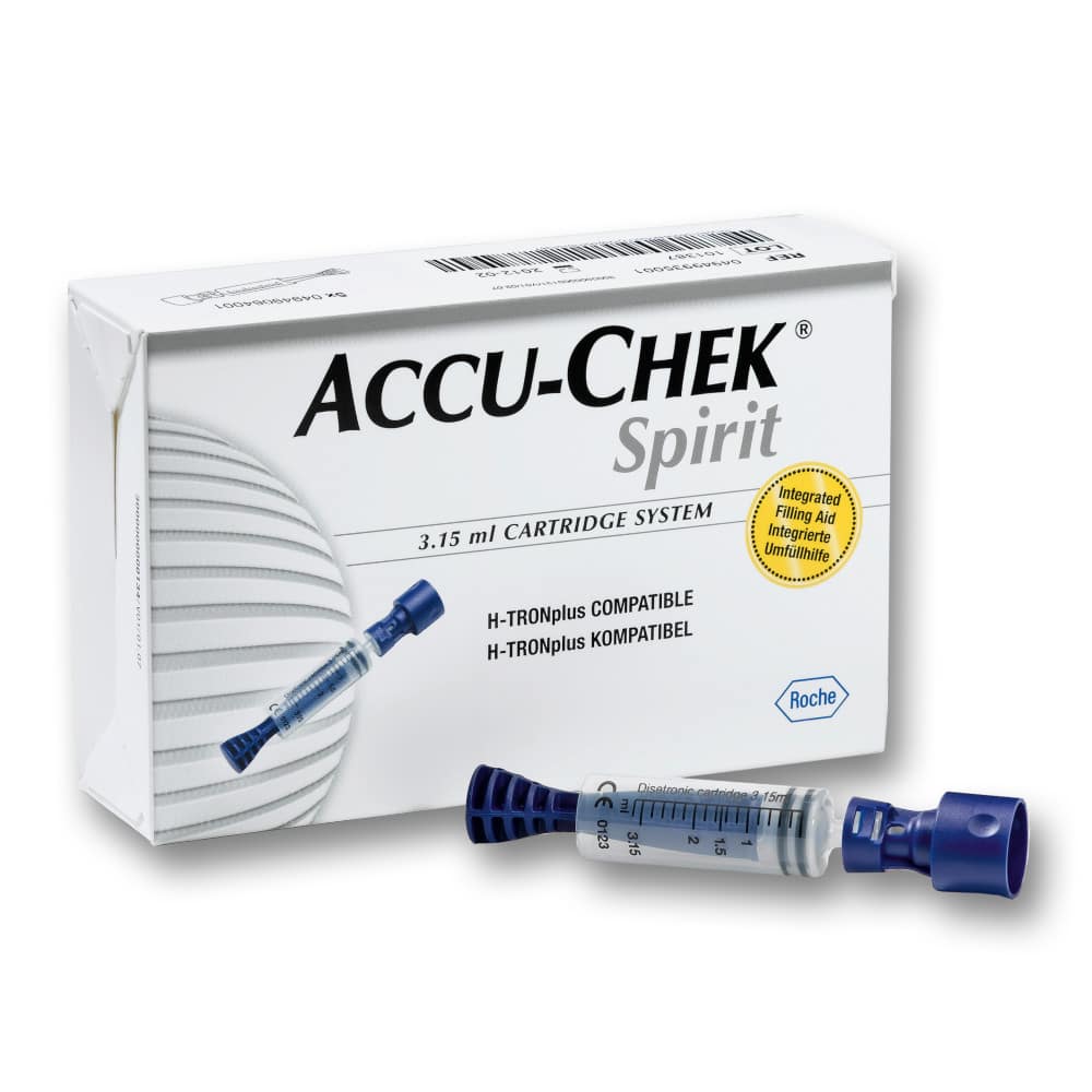 ACCU CHEK Spirit 3,15 ml Ampullen System 5 St