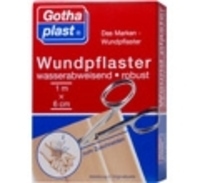 GOTHAPLAST Wundpfl.robust 6 cmx 1 m wasserabweis. 1 St