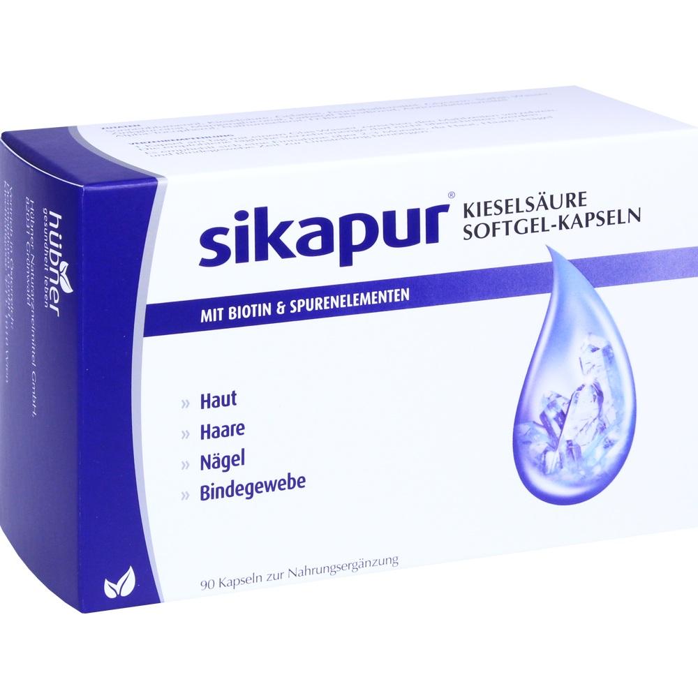 SIKAPUR Kieselsäure Softgel  mit Biotin 90 St Kapseln