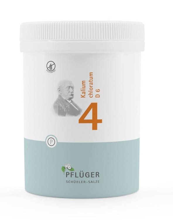Schüßler-Salz Nr. 4 Kalium chloratum D6 1000 St Tabletten