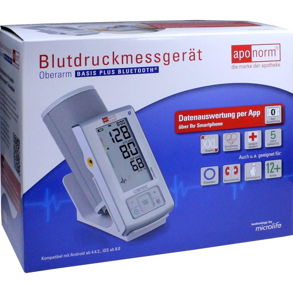 aponorm Blutdruckmessgerät Oberarm Basis Plus BLUETOOTH  1 St