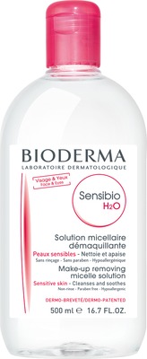 BIODERMA Sensibio H2O - Sanft reinigendes Mizellenwasser bei empfindlicher Haut 500 ml 500 ml Lösung