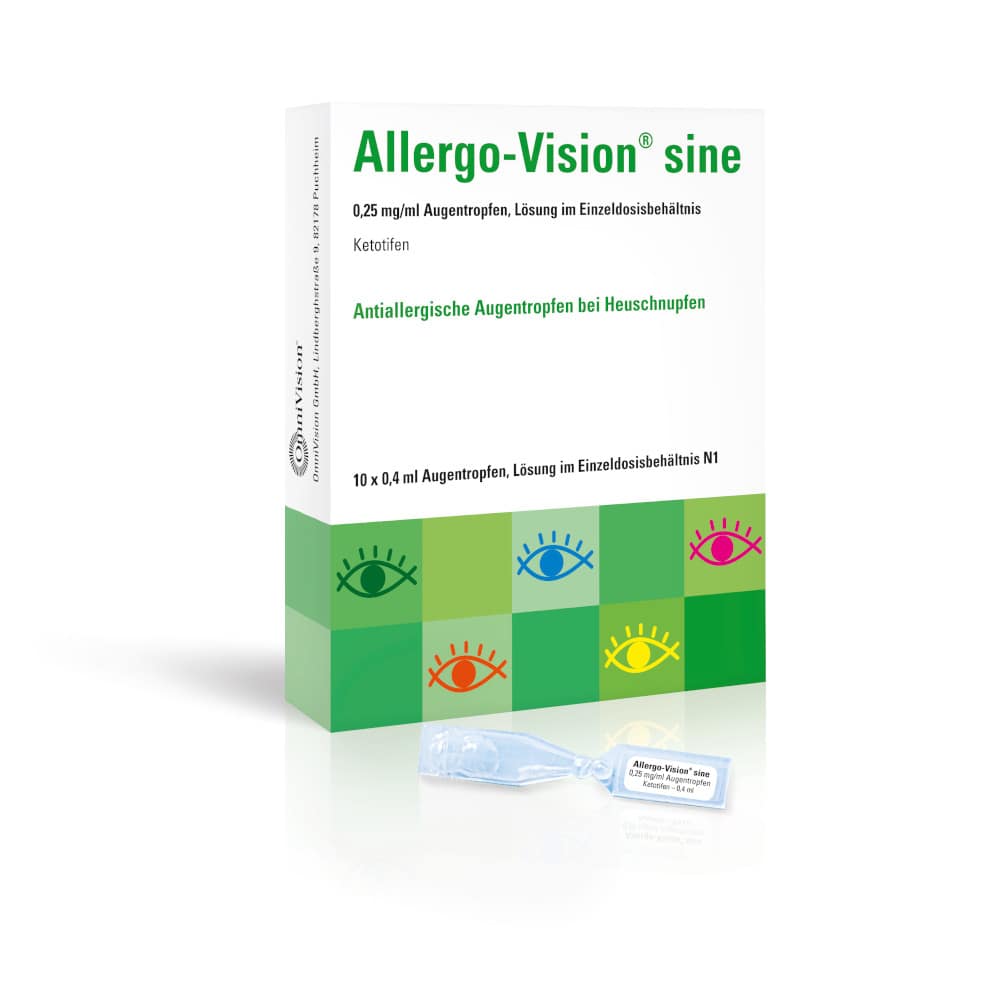 Allergo-Vision sine 0,25mg/ml Augentropfen 10X0.4 ml Einzeldosispipetten