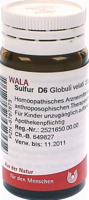Sulfur D6 Globuli 20 g Globuli