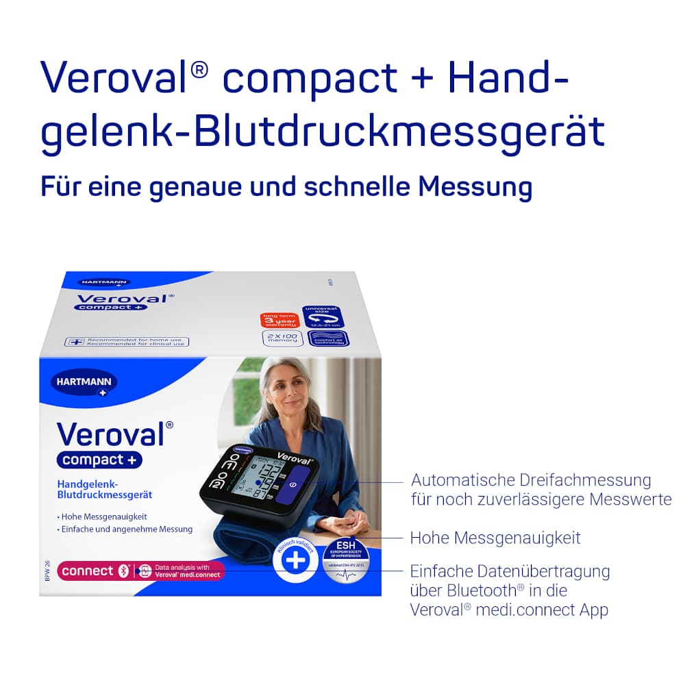 Veroval compact Blutdruckmessgerät Handgelenk 1 St