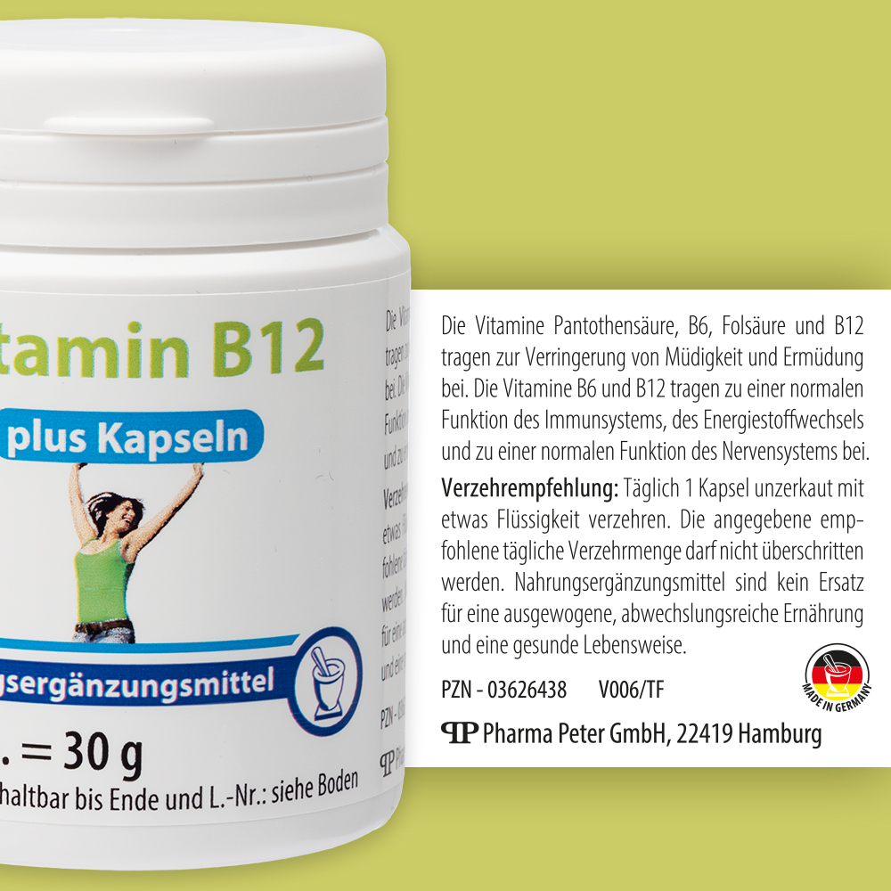 VITAMIN B12 plus Kapseln 60 St Kapseln