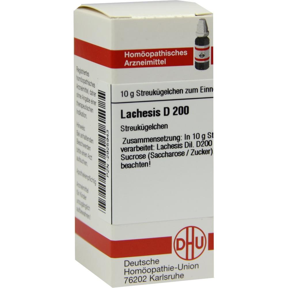 LACHESIS D 200 Globuli 10 g Globuli