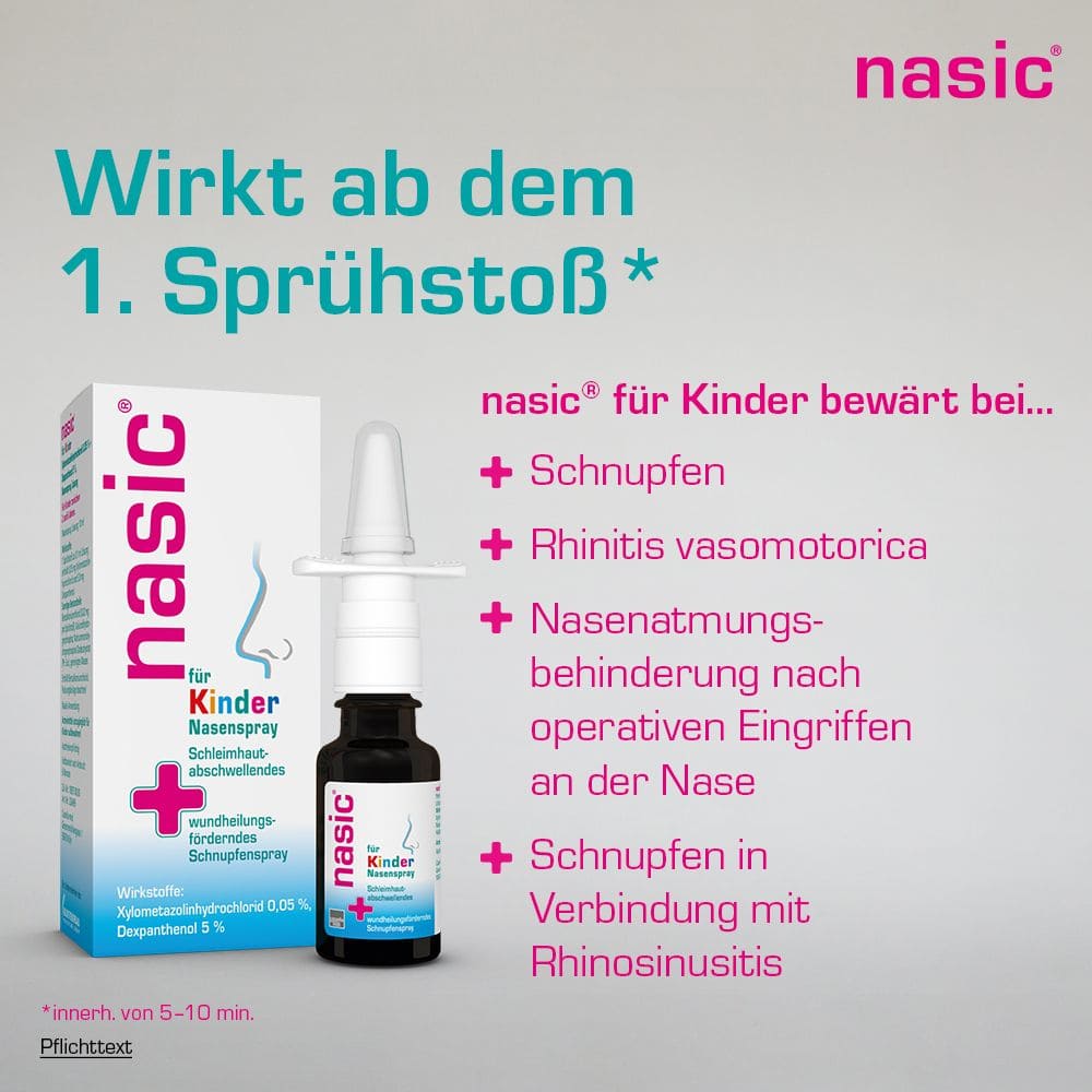 nasic Kinder NS 10 ml Doppelpack 2X10 ml Nasenspray