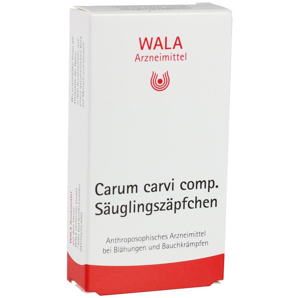 WALA Carum carvi comp. Säuglingszäpfchen 10X1 g Säuglings-Suppositorien