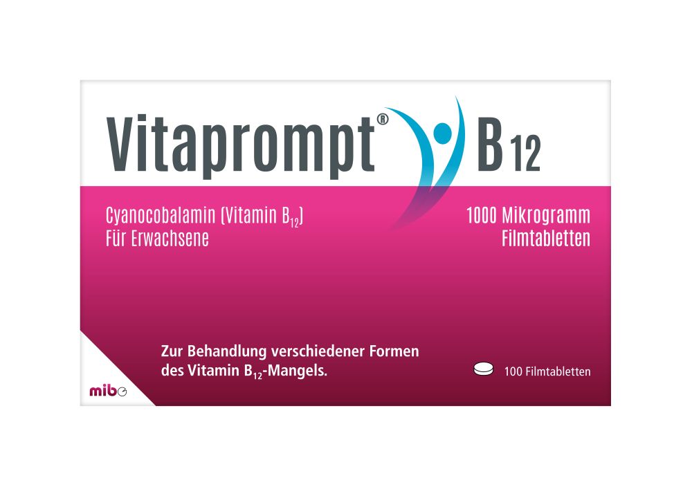 VITA prompt B12 1000 Mikrogramm 100 St Filmtabletten