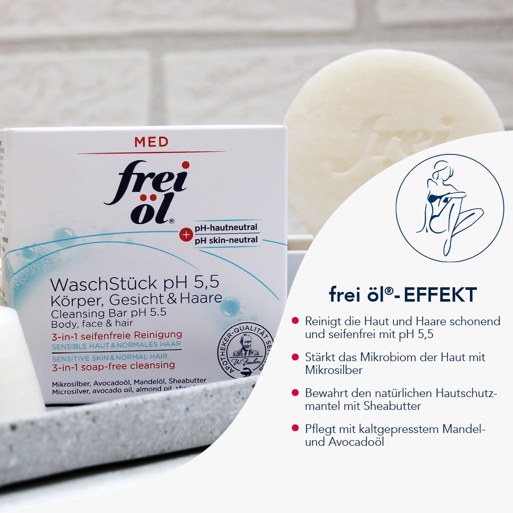 frei öl WaschStück pH 5,5 90 g Seife