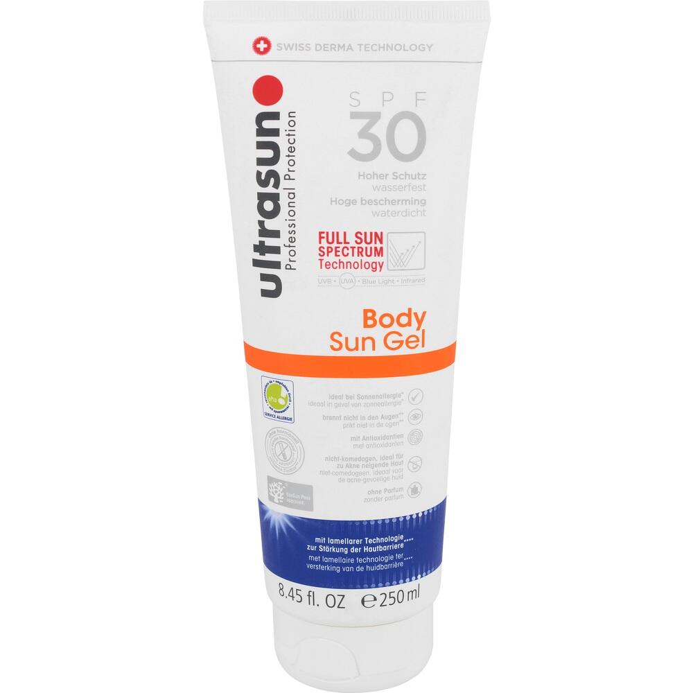 ultrasun Body Sun Gel SPF 30  250 ml Gel