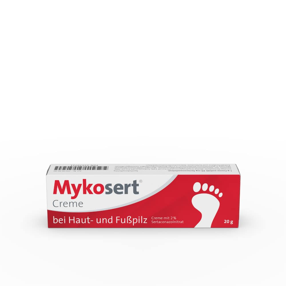 Mykosert Creme bei Haut- und Fußpilz 20 g Creme