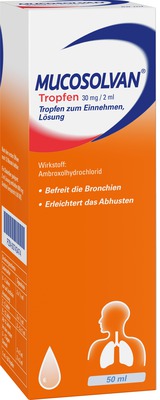 MUCOSOLVAN Hustenlöser Tropfen Schleimlöser Husten 50 ml Tropfen zum Einnehmen
