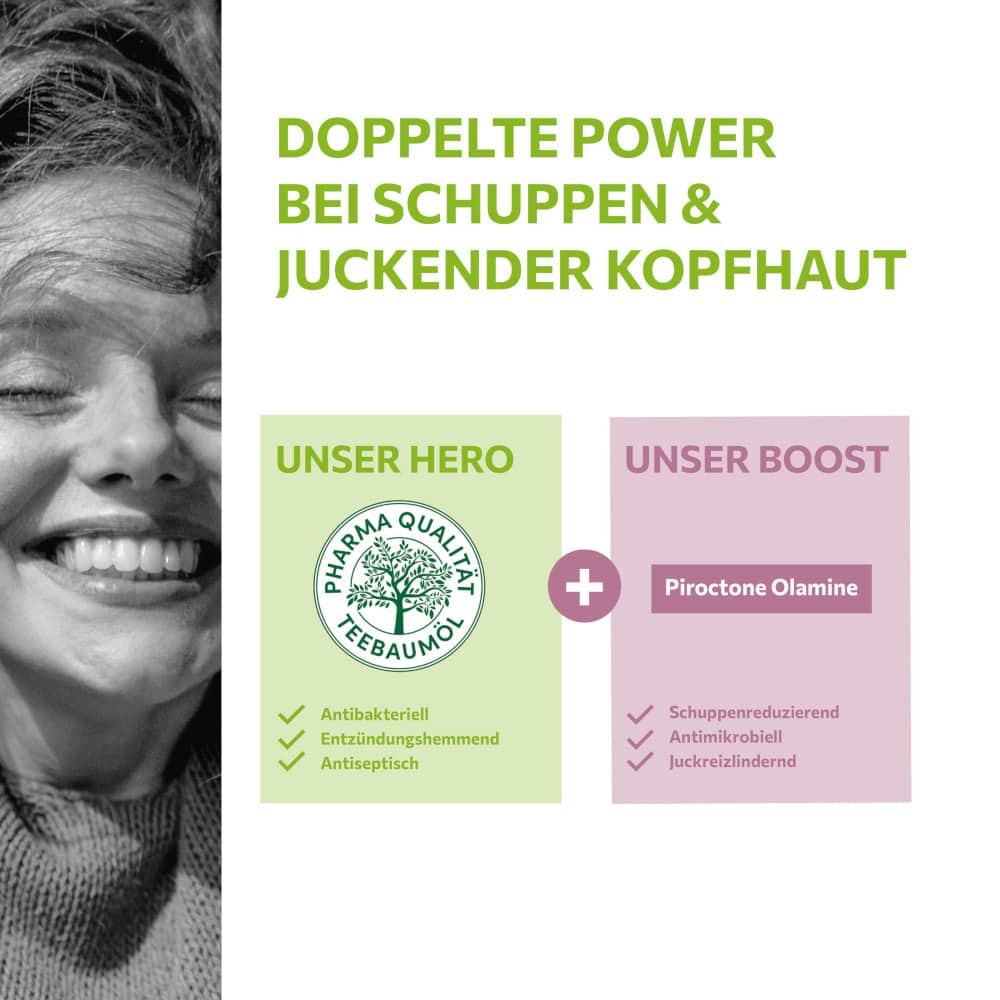 alkmene MEIN TEEBAUMÖL Anti-Schuppen-Shampoo 200 ml Shampoo