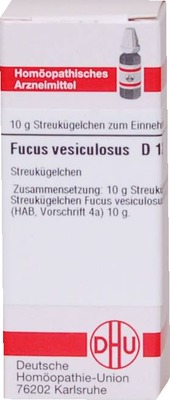 FUCUS VESICULOSUS D 12 Globuli 10 g Globuli