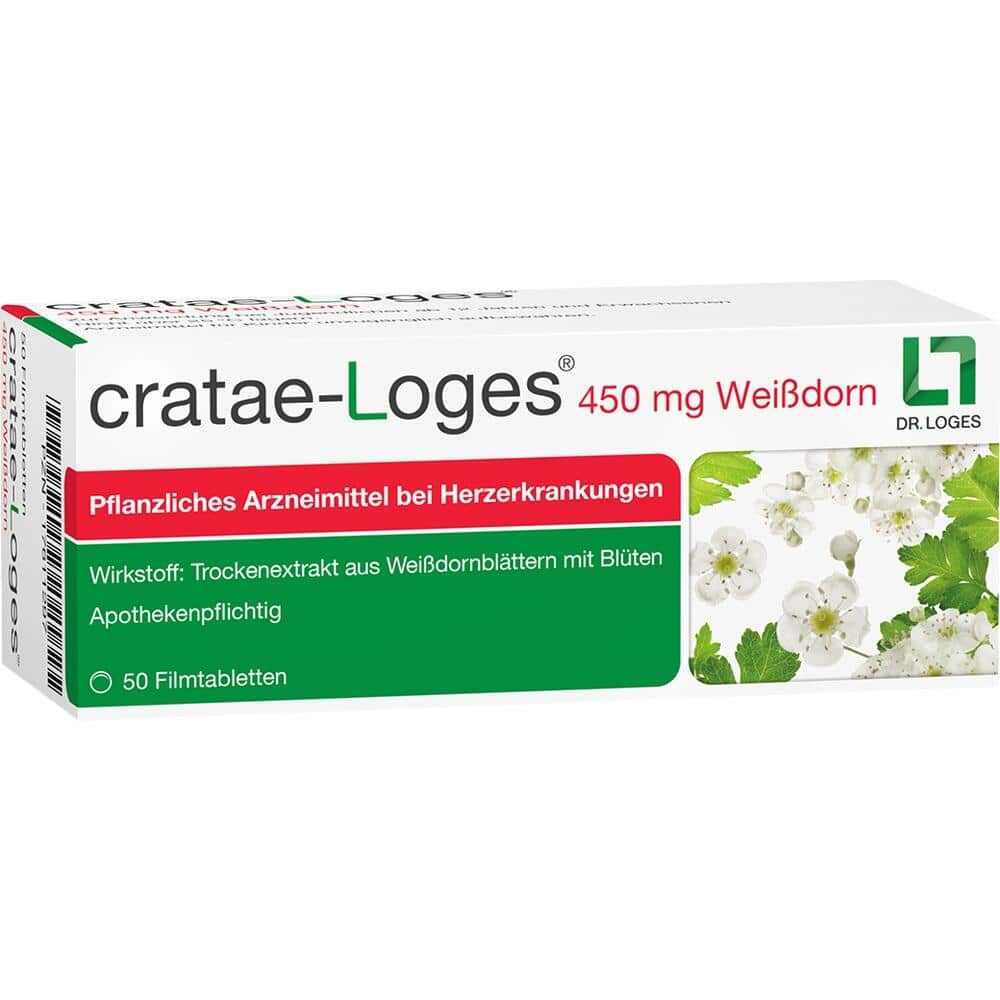 cratae-Loges 450 mg Weißdorn 50 St Filmtabletten