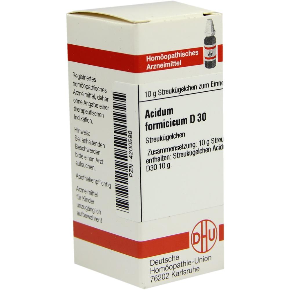 ACIDUM FORMICICUM D 30 Globuli 10 g Globuli
