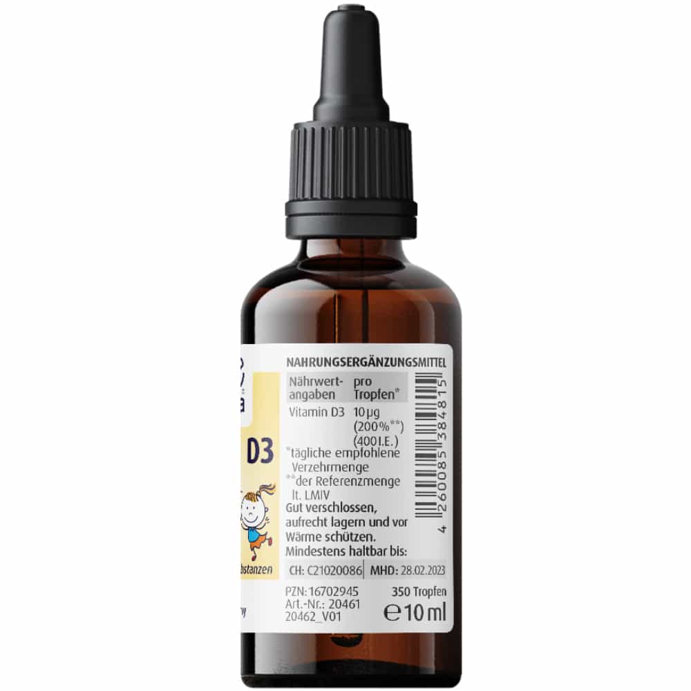 Zein Pharma Vitamin D3 400 I.E. Tropfen für Kinder 10 ml Tropfen zum Einnehmen