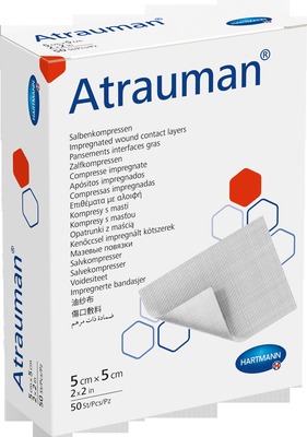 ATRAUMAN 5x5 cm steril Kompressen 50 St Kompressen