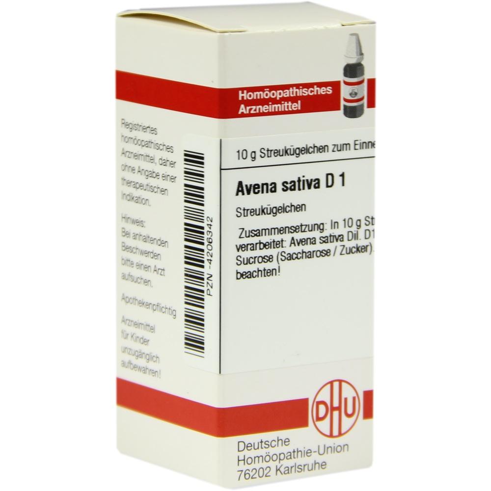 AVENA SATIVA D 1 Globuli 10 g Globuli