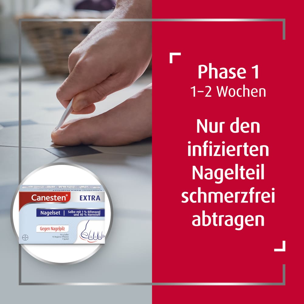 Canesten EXTRA Nagelset 1 St Salbe