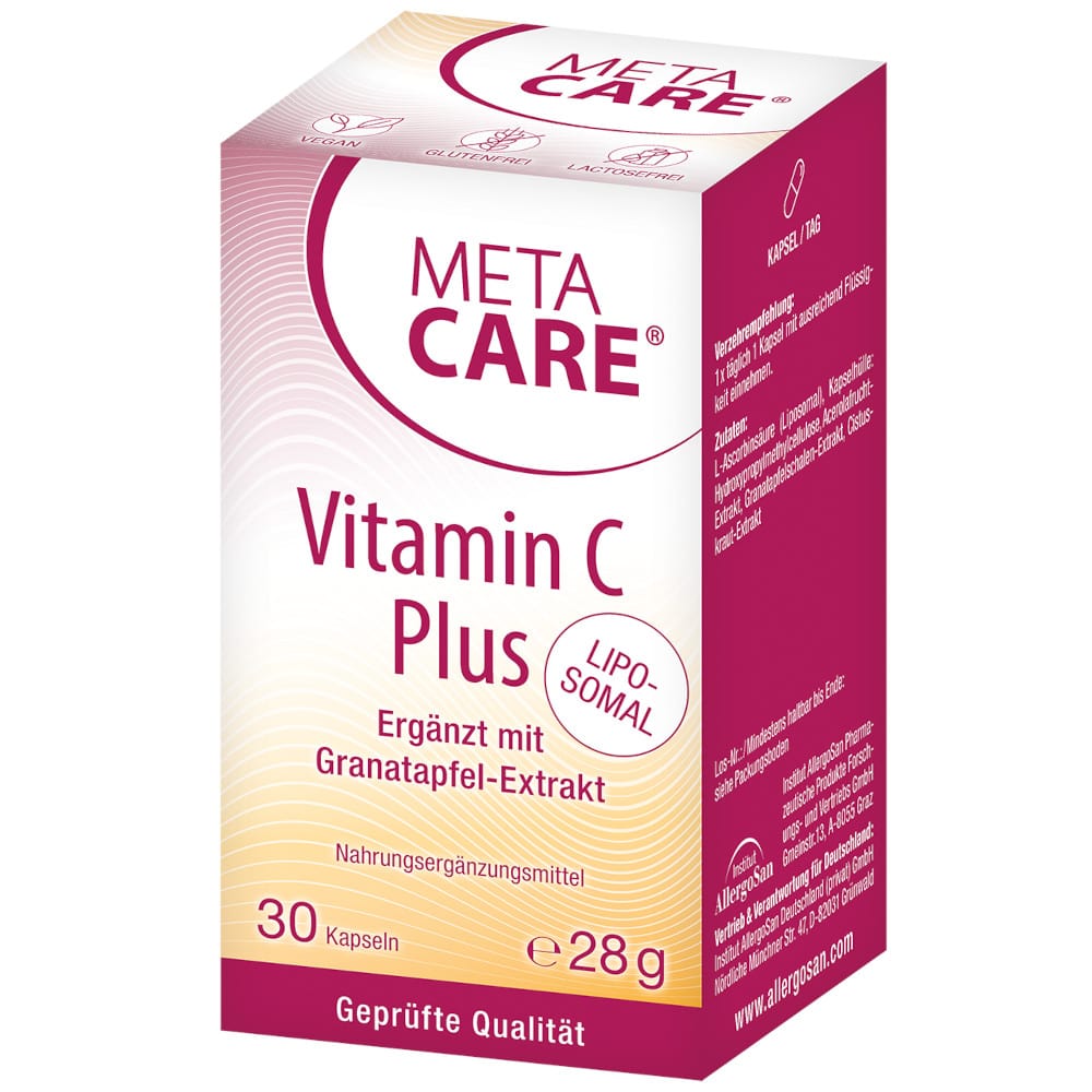 META CARE Vitamin C Plus 30 St Kapseln