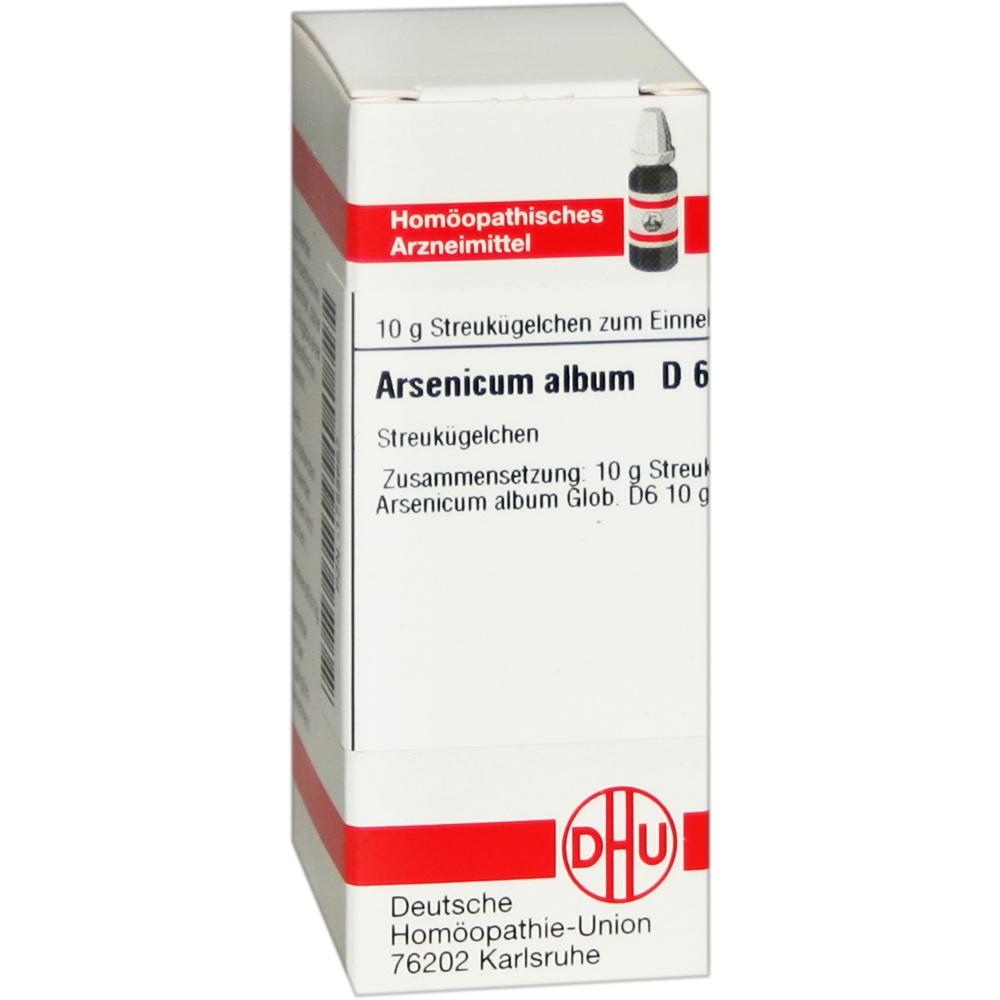 ARSENICUM ALBUM D 6 Globuli 10 g Globuli