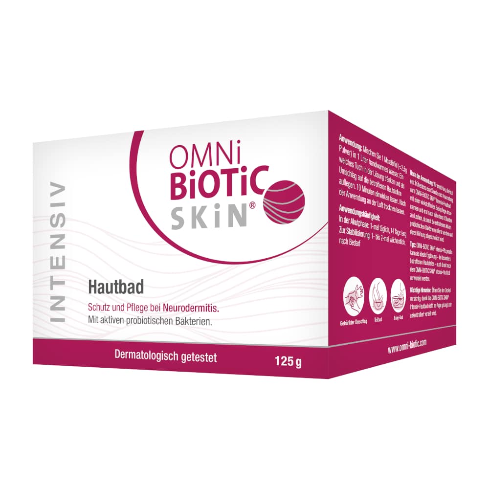 OMNI BIOTIC SKIN Hautbad INTENSIV 125 g Pulver