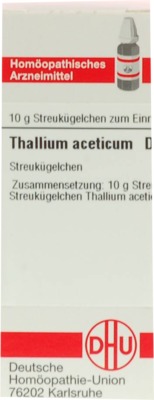 THALLIUM ACETICUM D 12 Globuli 10 g Globuli