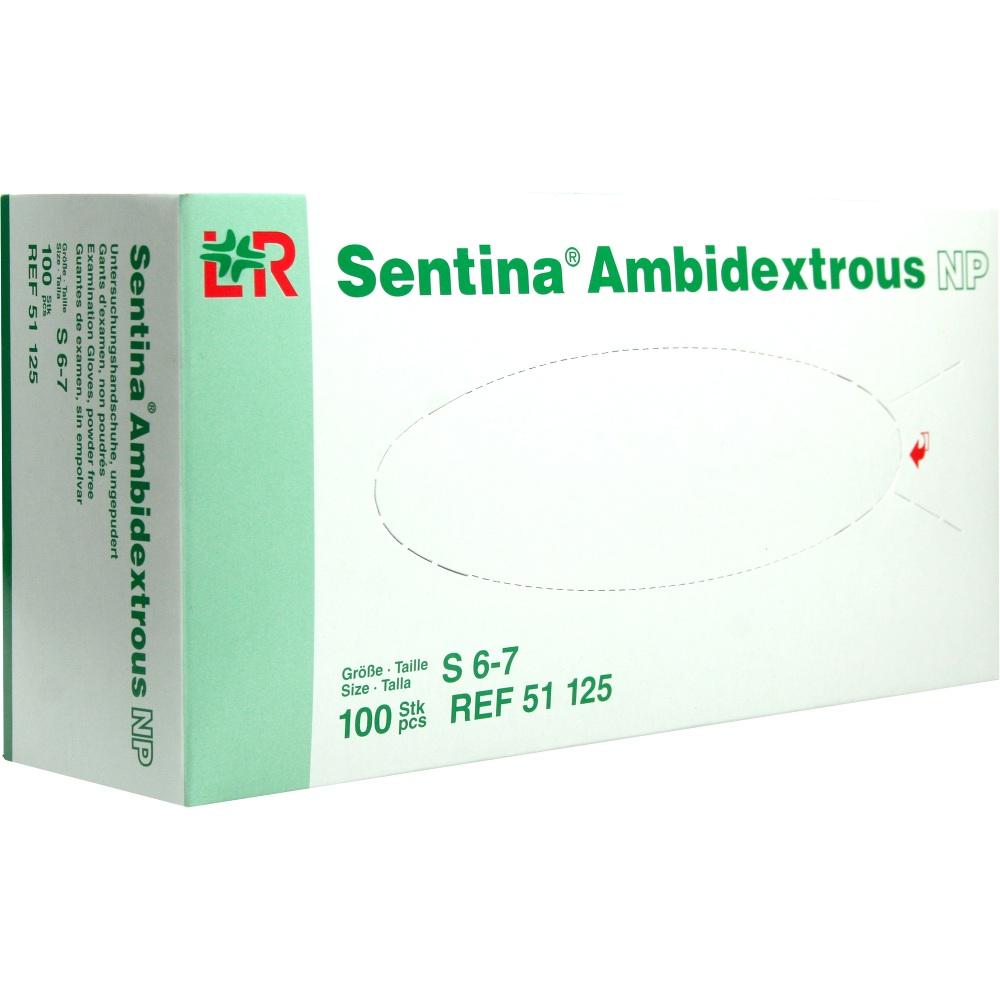 SENTINA Ambidextrous Unters.Hands.puderfr.Gr.S 100 St Handschuhe
