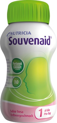 NUTRICIA Souvenaid Trinknahrung Erdbeergeschmack 4X125 ml Flüssigkeit