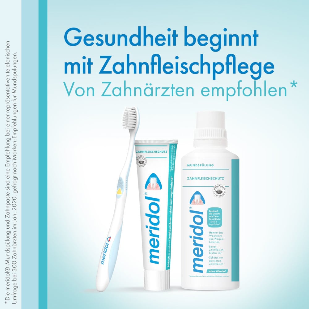 meridol FLAUSCH-ZAHNSEIDE gewachst mit frischem Mint-Aroma 40 m